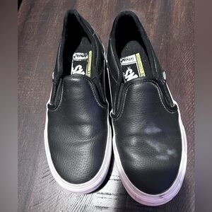 Vans slip on with cushioned insole.